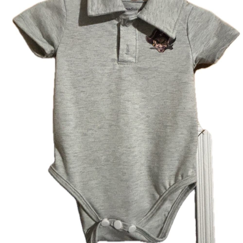 BAMBOO Gray Kids Bodysuit